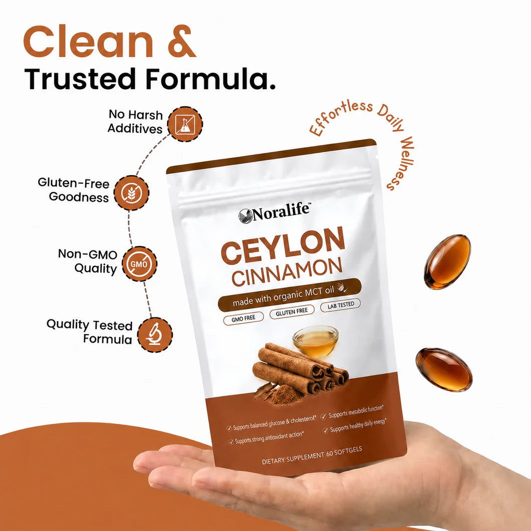Noralife Ceylon Cinnamon 7200mg Equivelant